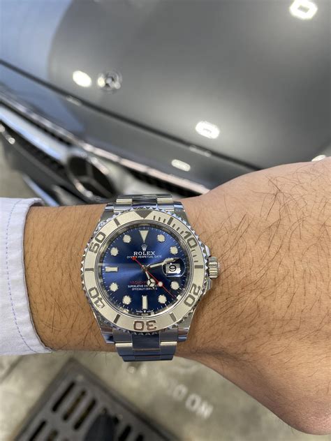 rolex yacht-master 40 blue dial review